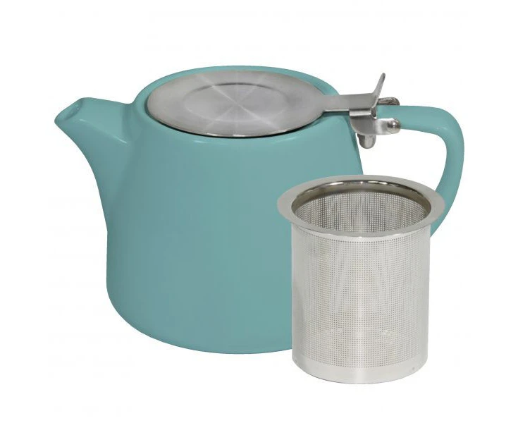 Brew-Teal Stackable Teapot  500Ml - Blue