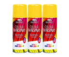 3 x Marc Daniels Hair Colour Spray Yellow 85g