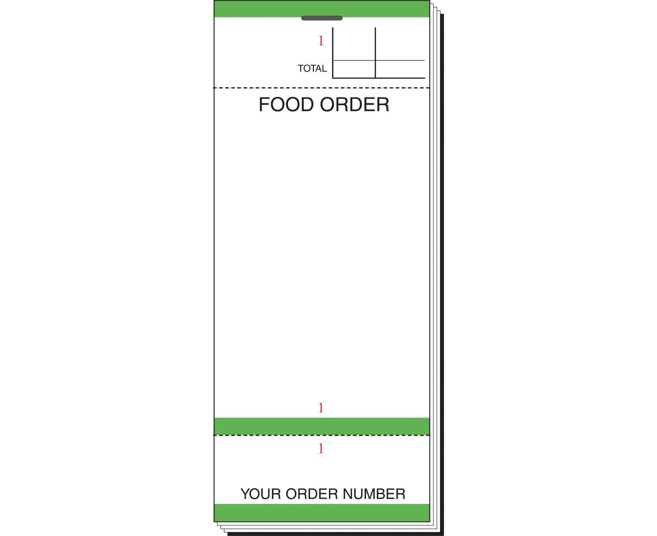 Fiesta Bar Food Order Pad Single Leaf (Pack 50)