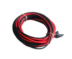 2Pcs 10M Black+Red Solar Panel Extension Cable Wire MC4 Connector