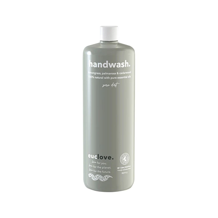 Euclove Hand Wash Lemongrass, Palmarosa & Cedarwood 1000ml