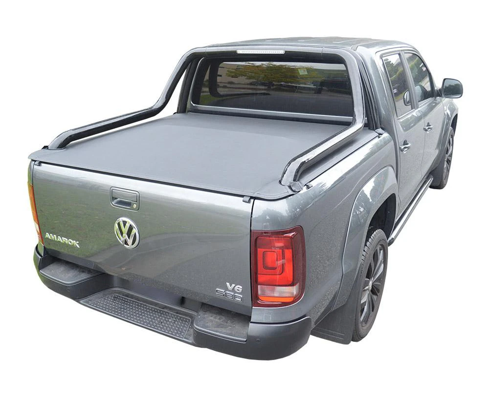 ClipOn Ute/Tonneau Cover for Volkswagen Amarok Ultimate Canyon (2014 to April 2023) Dual Cab suits Factory Long Style Sports Bars