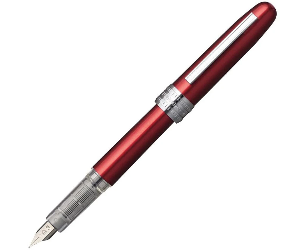 Platinum Plaisir Fountain pen Fine tip 0.3mm : Red