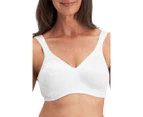 Playtex Women's 18 Hour Ultimate Lift & Support Wirefree Bra 2-Pack - White/Crystal Grey