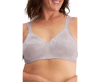 Playtex Women's 18 Hour Ultimate Lift & Support Wirefree Bra 2-Pack - White/Crystal Grey