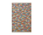 Triangle Flatweave Multi Rug