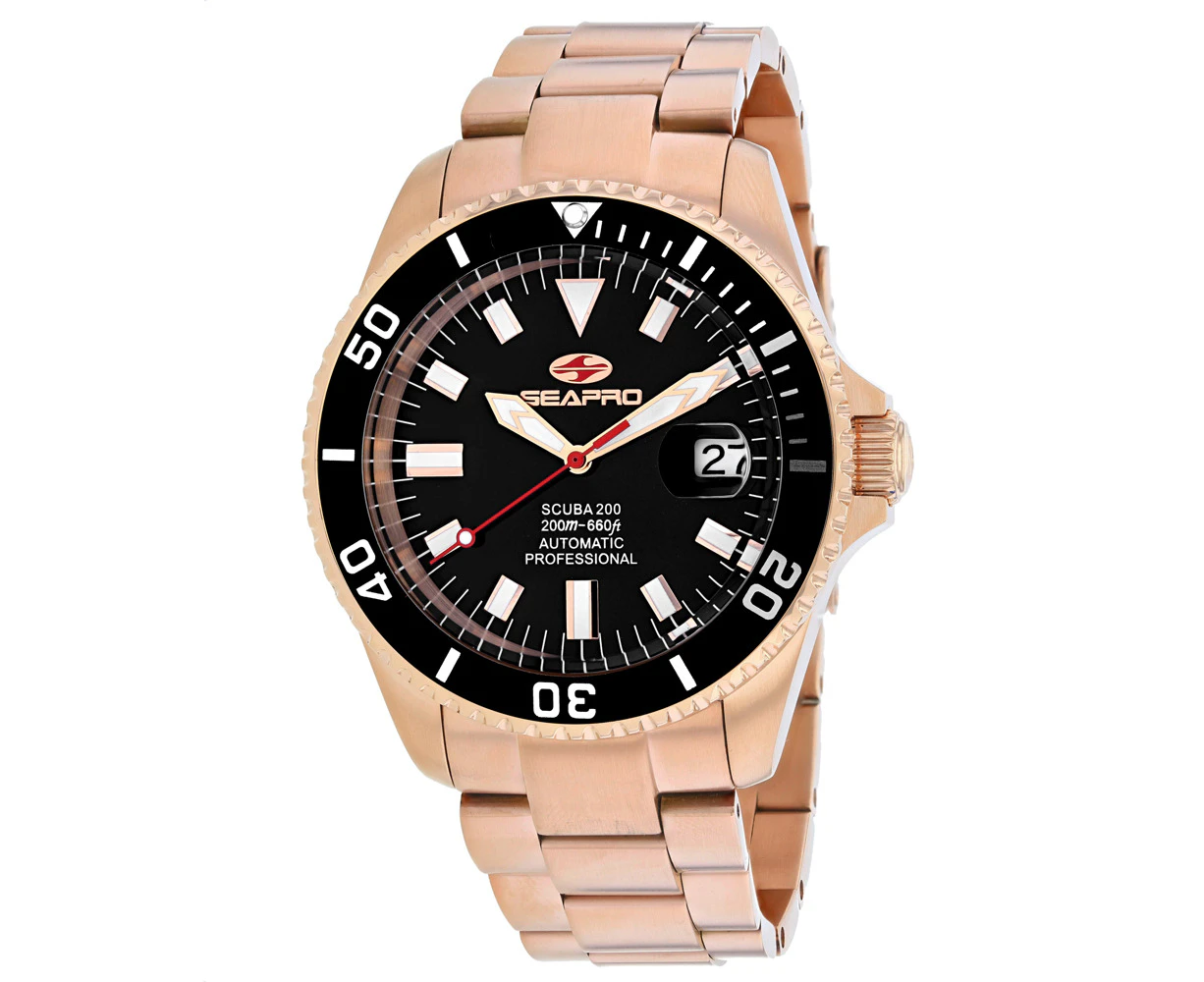 Seapro Men's Scuba 200 Black Dial Watch - SP4322