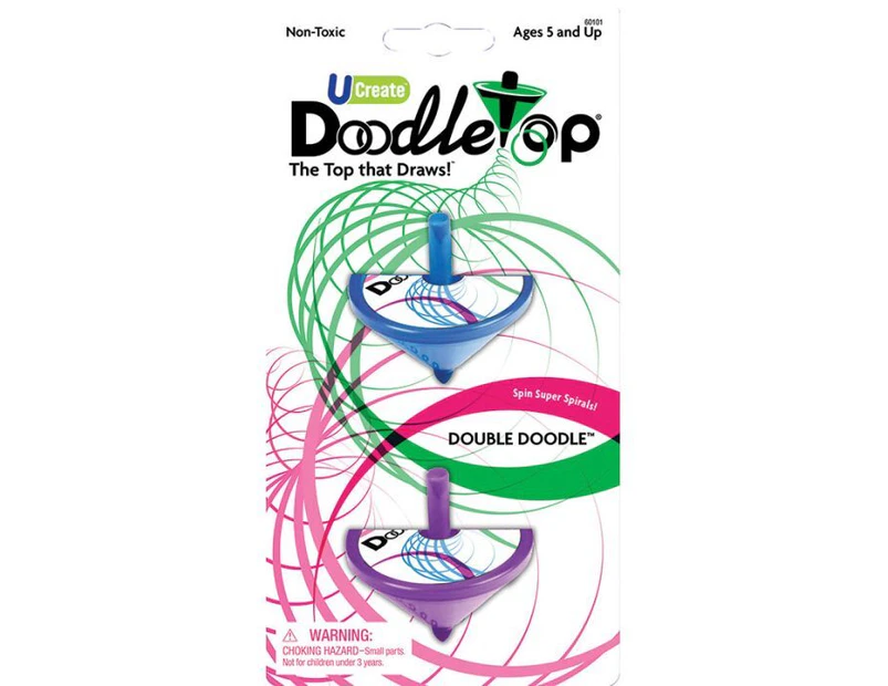 Great Explorations Doodletop Double Doodle Draw Art Interactive Activity Toy 5+