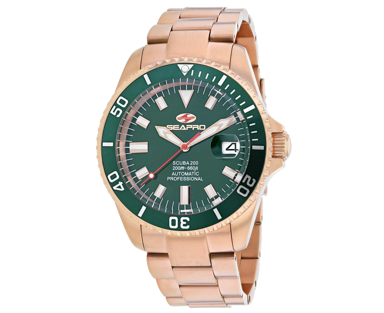 Seapro Men's Scuba 200 Green Dial Watch - SP4323