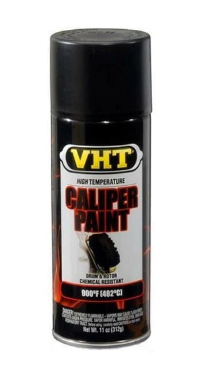 Paint, Brake, High-Temperature, Satin, Black, 11 oz, Aerosol Spray Can, Each