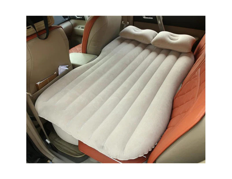 Inflatable Air Mattress for Car Travel Back Seat - Beige