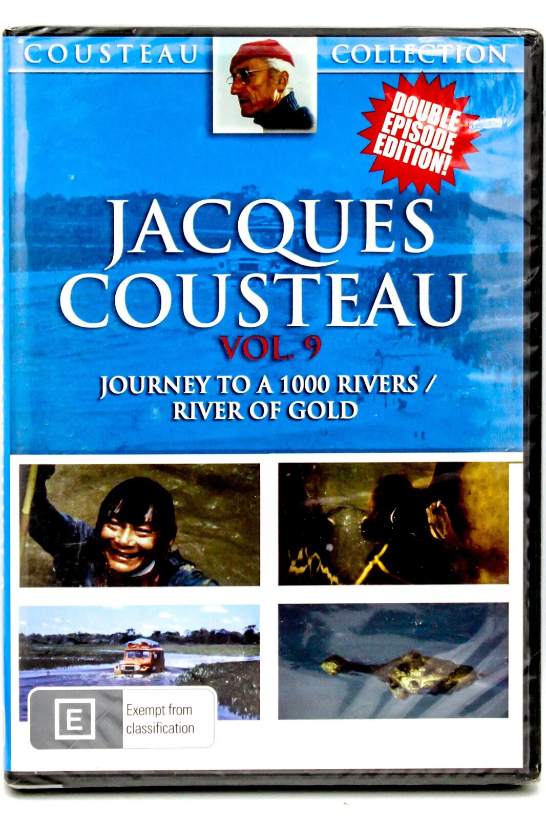 JACQUES COUSTEAU VOL. 9 JOURNEY TO A 1000 RIVERS / RIVER OF GOLD DVD