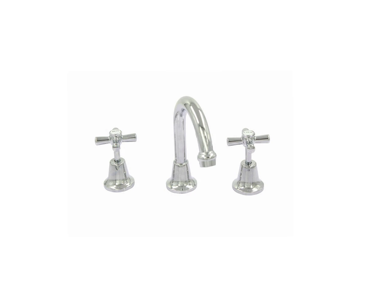 Easy Clean Cross Handle Basin Set