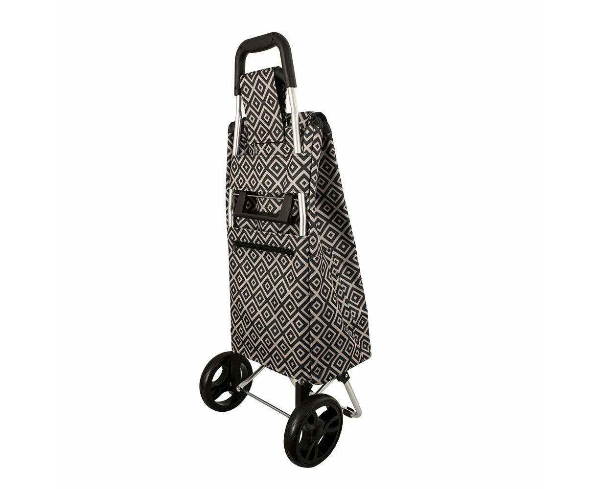 Karlstert GoKart Shopping Trolley Monochrome Geometric