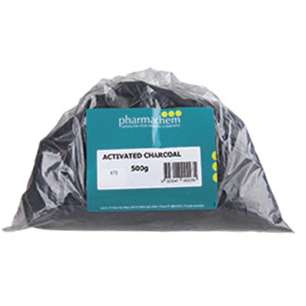 Pharmachem Activated Carbon Charcoal Reduce Toxicity 500g