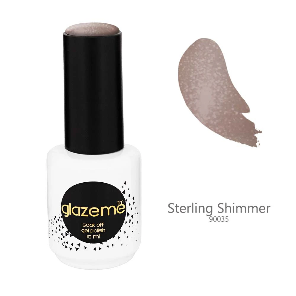 GlazeMe Sterling Shimmer - Gel Nail Polish