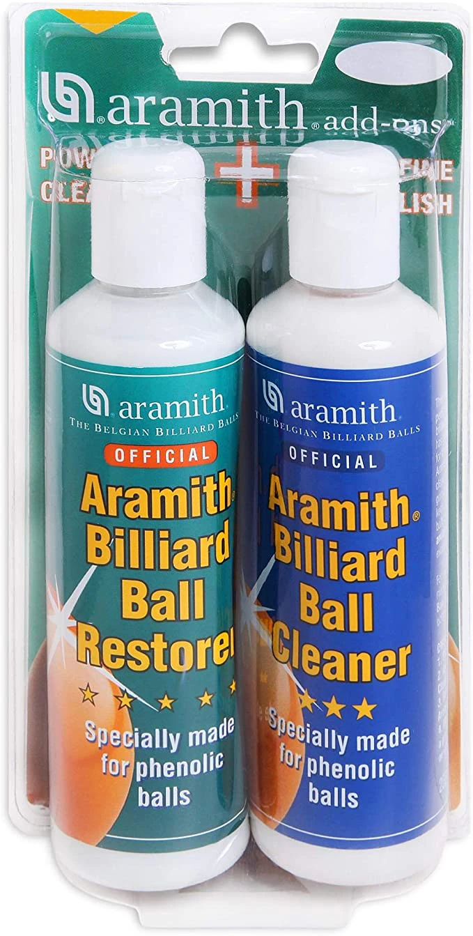 Aramith Pool Snooker Billiard Ball Cleaner Restorer Pack