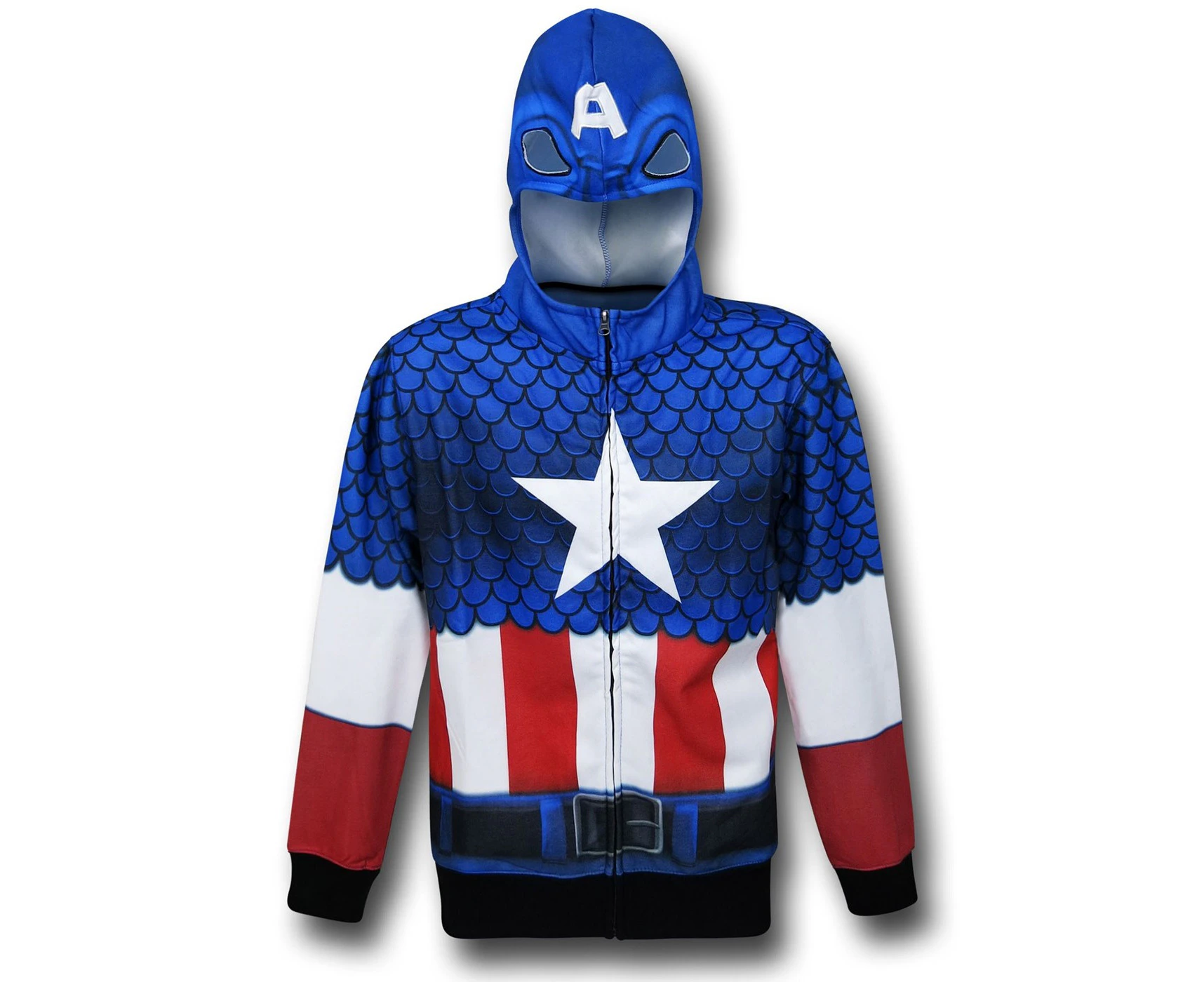 Captain America Lightweight Sublimated Costume Hoodie