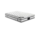 Mattress Euro Top King Single Size Pocket Spring Coil with Knitted Fabric Medium Firm 34cm Thick