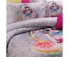 King Size - Vogue Selfie Girl Quilt Cover Set