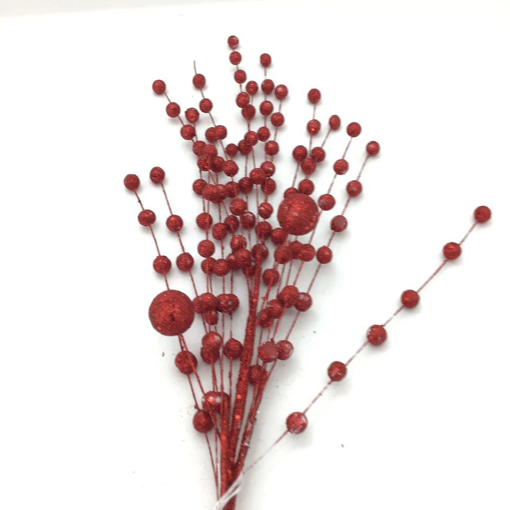 Red Fine Ball Spray 75cm