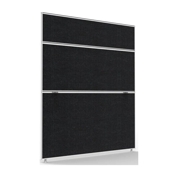 Screen Black And White Satin 1500X1200X30Mm - Flat Pack Delivery