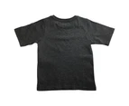 KIDS PLAIN T SHIRT Children's Child 100% COTTON Boys Girls Basic Blank Tee Top - Grey Marle