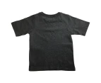 KIDS PLAIN T SHIRT Children's Child 100% COTTON Boys Girls Basic Blank Tee Top - Grey Marle