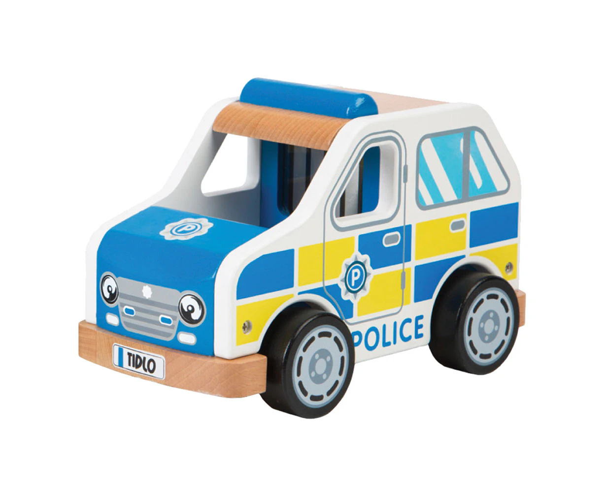 Tidlo Wooden Police Car