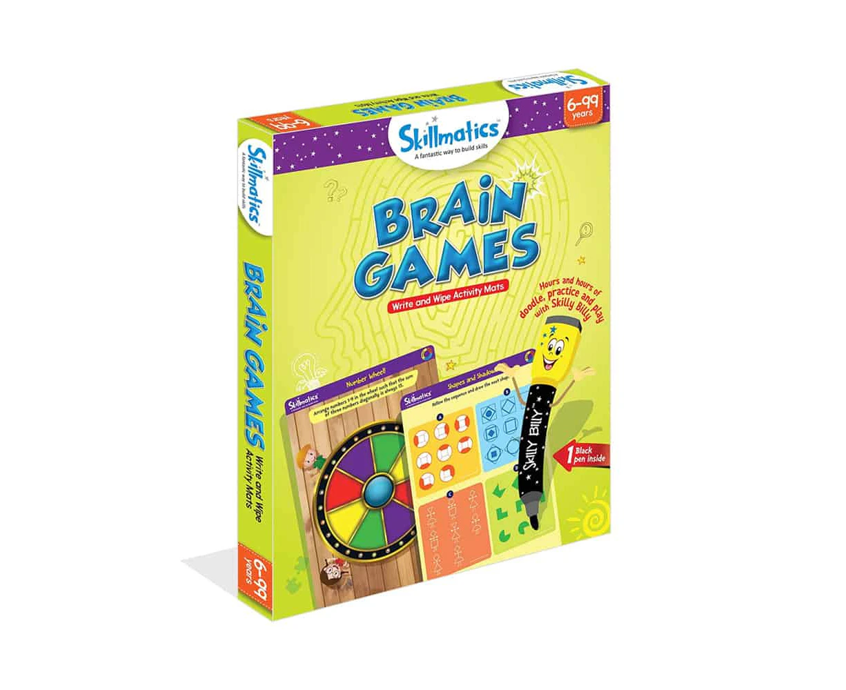 Skillmatics Brain Games - Teach Children Think And Reason Approach - Educational Activity Games For Kids