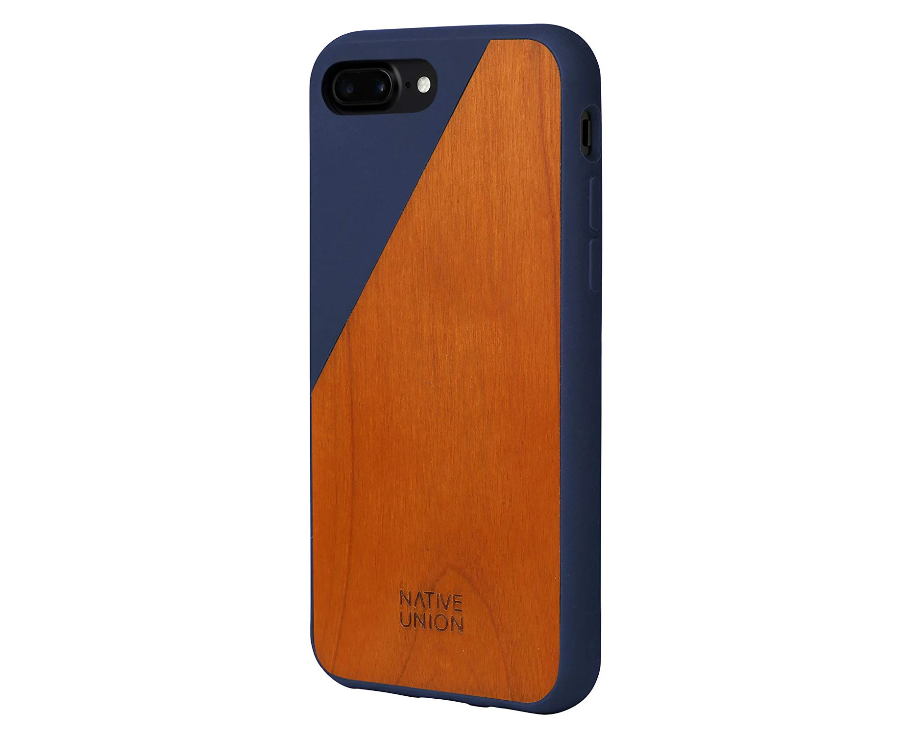 Native Union Clic Wooden iPhone 6 Plus / 6S Plus - Color: Navy/Cheery Wood