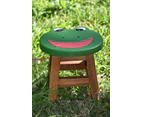 Children's Wooden Stool FROG Themed Chair Toddlers Step sitting Stool