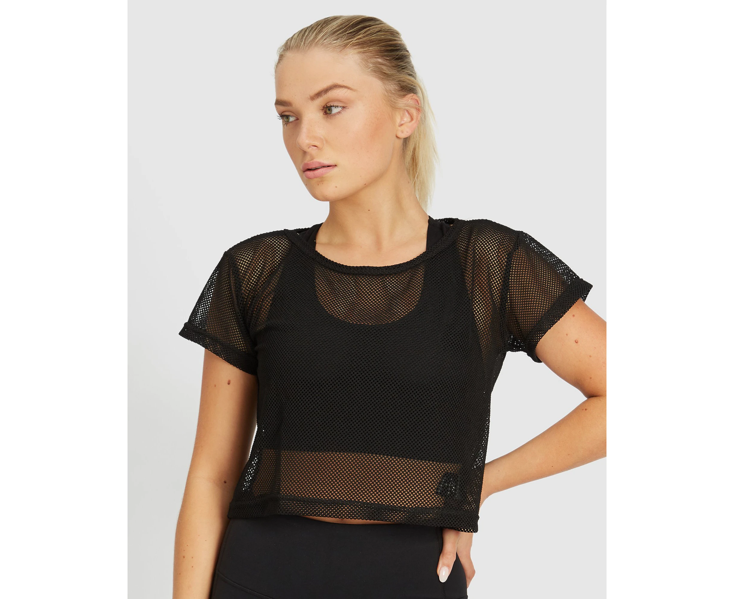 EN GARDE Apparel Women's EG Noir Mesh Top