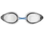 Arena Junior Racing Goggles Tracks Clear/Clear/Light Blue