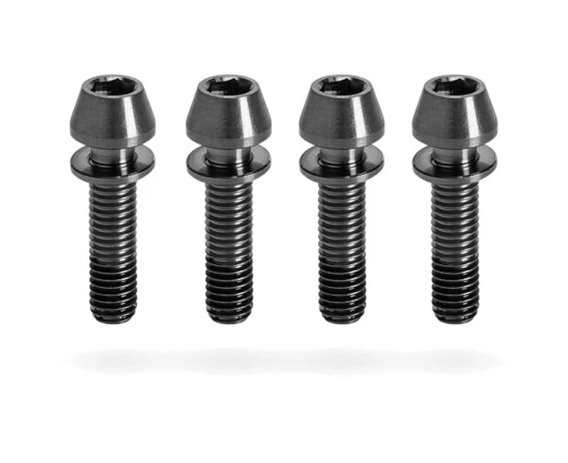 Kogel Titanium Stem Face Plate Bolts (4 Pack) - Black