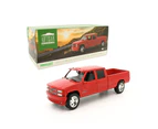 Greenlight Licensed 1:18 Scale Chevrolet 3500 Crew Cab Silverado Artisan 1997 Diecast Model Car Red