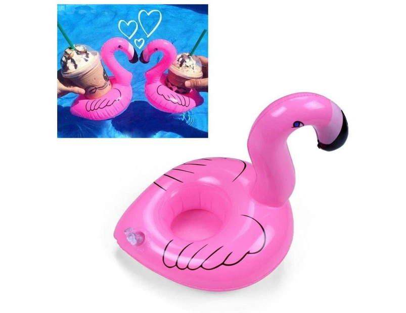 Inflatable Flamingos Drink Cup Holder Float For Party - 1PCS