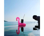 Inflatable Flamingos Drink Cup Holder Float For Party - 1PCS