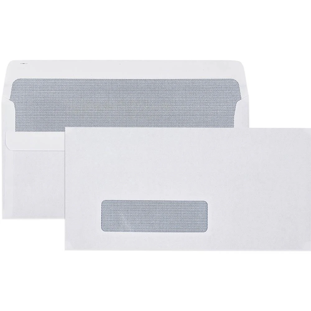 Cumberland Dl Envelopes Window Secretive Self Seal 80gsm 110x220mm Box 500