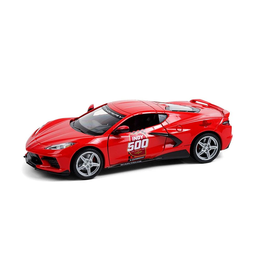 Greenlight Licensed 1:24 Scale Chevrolet Corvette C8 Stingray Coupe 2020 Diecast Model Car Red