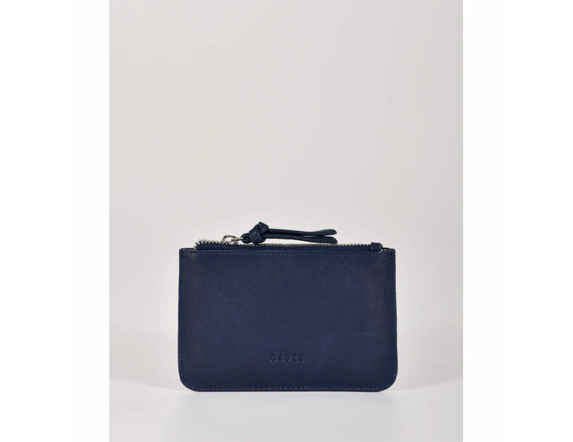 GABEE Village Leather Pouch - Denim