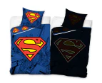 Superman Glow in the Dark Quilt Cover Set - Single Bed