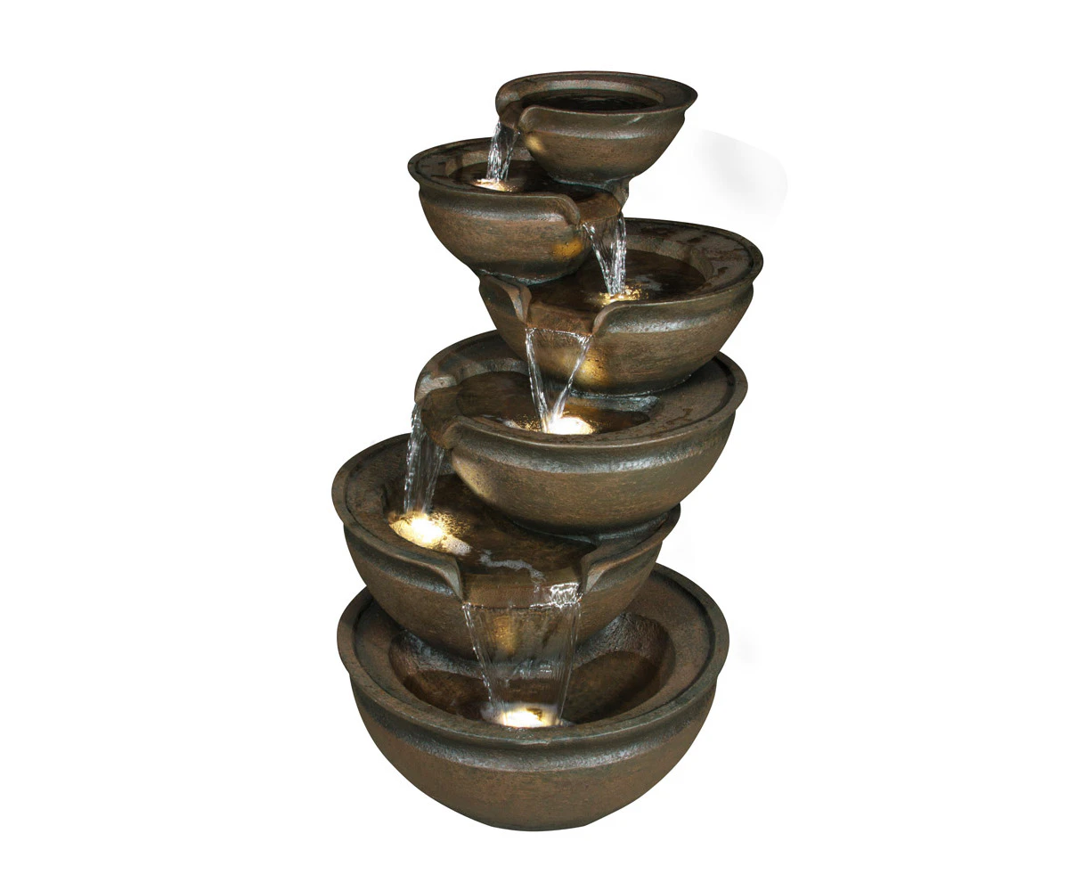 Multi Bowls Cascade Outdoor Indoor Water Feature Water Fountain