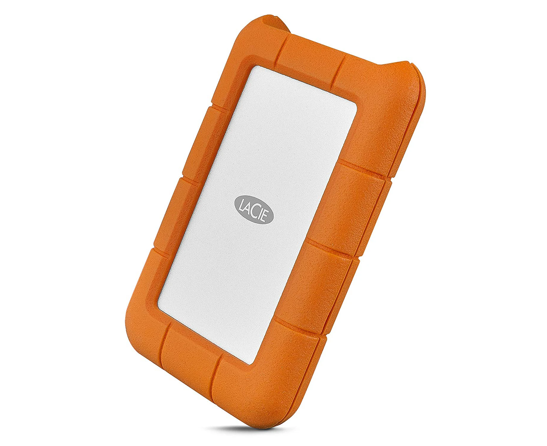 LaCie Rugged USB-C external hard drive 1000 GB Orange,Silver