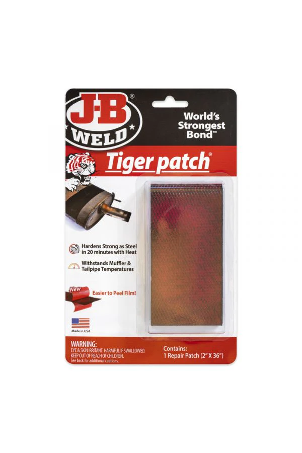 JB Weld Tiger Patch Muffler Repair Kit Exhaust Bandage High Temp 39205