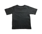 KIDS PLAIN T SHIRT Children's Child 100% COTTON Boys Girls Basic Blank Tee Top - Grey Marle