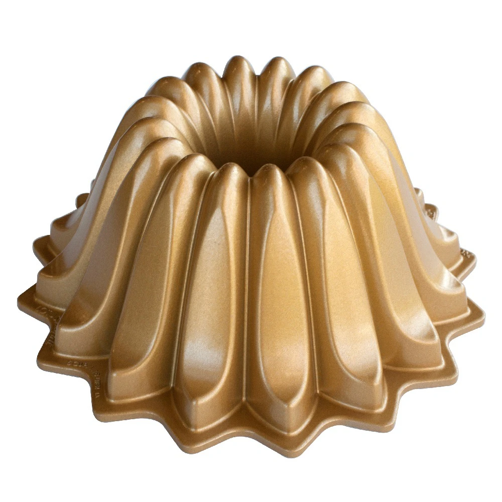 Nordic Ware Cast Aluminium Gold Lotus Bundt Pan