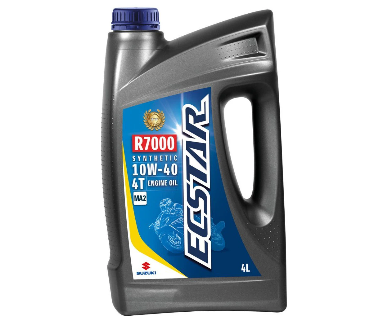 Suzuki ECSTAR R7000 10w40 Semi Synthetic Motorcycle Engine Oil 4-Litre #99000-R7000-04L