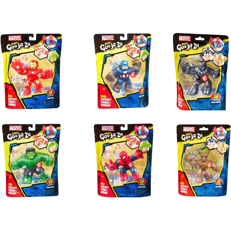 Marvel Heroes of Goo Jit Zu Figure Assorted