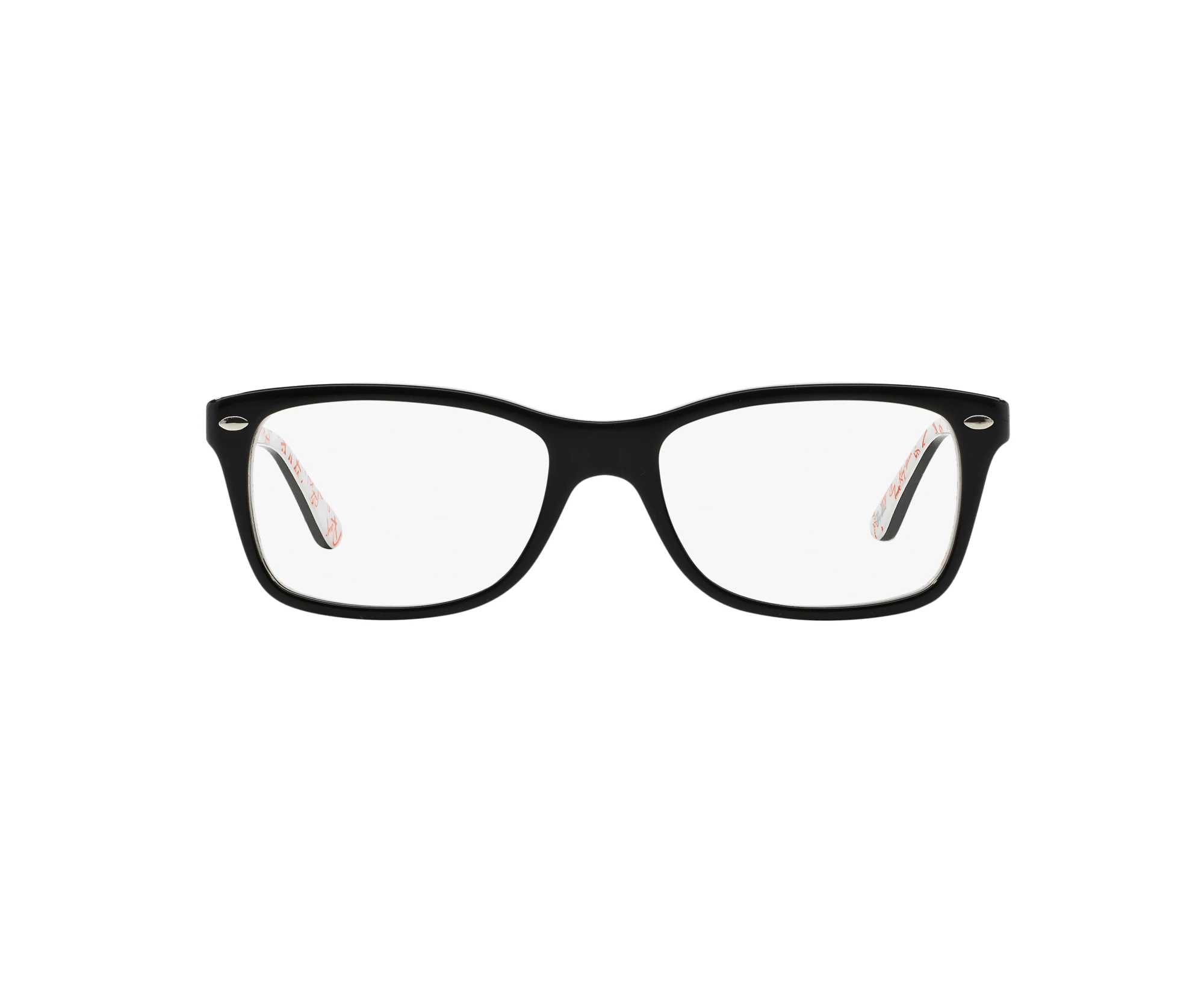 Ray-Ban RB5228 5014 Top Black On Texture White Unisex Eyeglasses